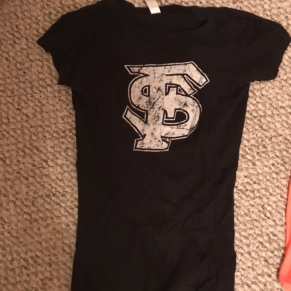 Black FSU Thin T-Shirt